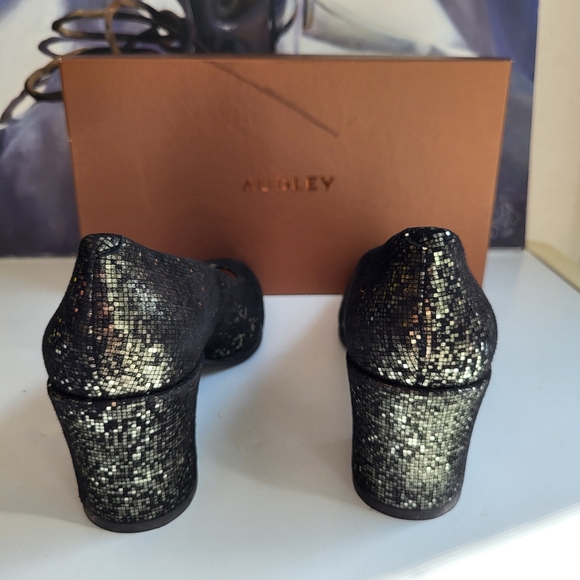 Audley Metallic Leather Heels, 39.5 - Picture 2 of 16